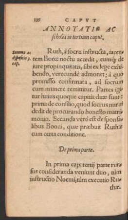Annotatio Ac scholia in tertium caput.