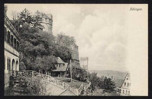 15, Tübingen. (Schloss, Nordostturm mit ehemaliger Sternwarte).