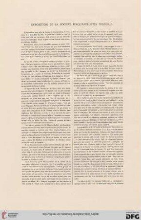 6: Exposition de la Société d'aquarellistes franҫais