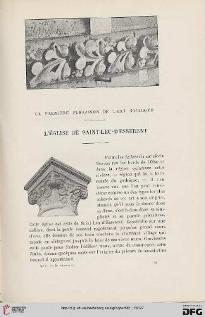 3. Pér. 25.1901: La première floraison de l'art gothique : l'église de Saint-Leu-d'Esserent