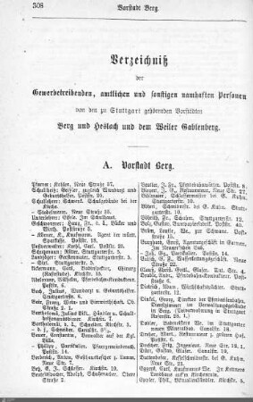 Vorstädte