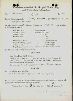 Sack, Hermann