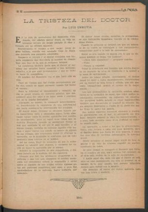La tristeza del doctor