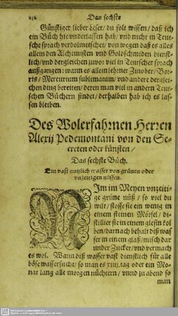 Das sechste Büch