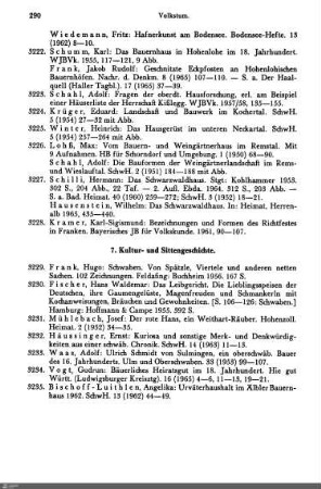 7. Kultur- und Sittengeschichte