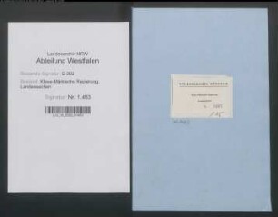 Verwaltung des Kirchenguts sowie Zuschüsse zum Gehalt des Predigers der reformierten Gemeinde