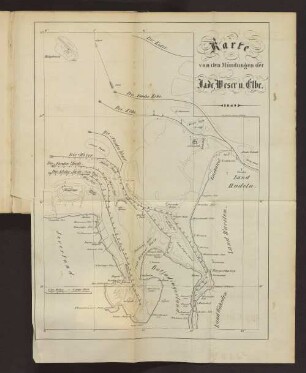 A. Karte von den Mündungen der Jade, Weser u. Elbe