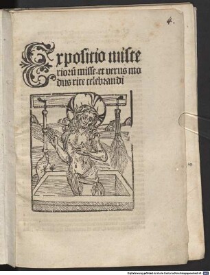 Expositio misterioru[m] misse. et verus modus rite celebrandi