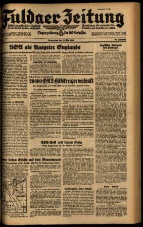 Ausgabe vom Donnerstag, den 15. Mai 1941.