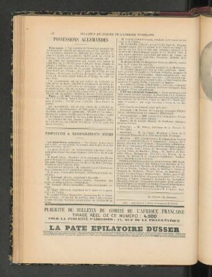 Propagande & Renseignements Divers.