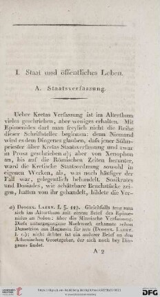 A. Staatsverfassung