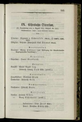 Eisenbahn-Direction