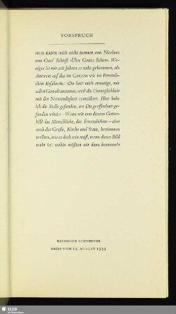 Vorspruch