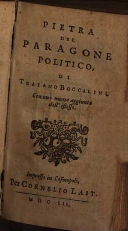 Pietra del paragone politico