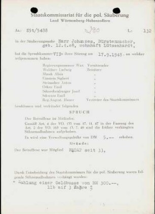 Harr, Johannes