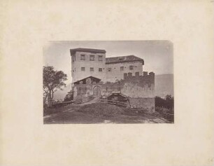 Ostseite der Ruine Haselburg in Bozen in Südtirol