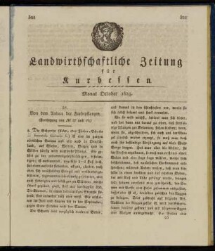 Monat October 1829
