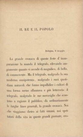 Il Re e il Popolo
