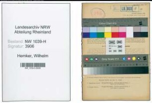 Entnazifizierung Wilhelm Hemker , geb. 12.08.1903 (Steuerberater)