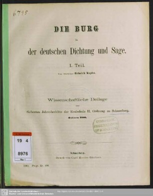 1880, Beil.: Jahresbericht der Realschule II. O. zu Schneeberg : auf das Schuljahr ...; womit zu der am ... stattfindenden Jahresprüfung der ersten Klasse, sowie zu den am ... abzuhaltenden Prüfungen der übrigen Klassen im Namen des Kollegiums ergebenst einladet