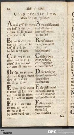 Chapitre dixième.