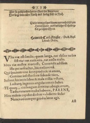Ulta viae est similis; quam longa, tot obsita turbis [...]
