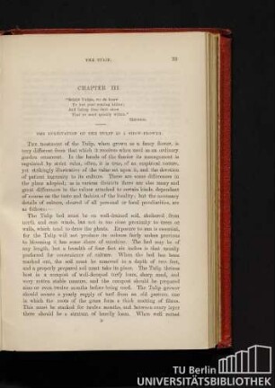 Chapter III. The cultivation of the Tulip as a show-flower.
