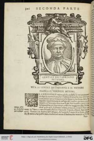 VIta di Gentile da Fabriano, e di Vittore Pisanello veronese Pittori