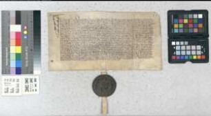 Das Paderborner Domkapitel genehmigt die Memorienstiftung des Arnold Gudewert, Benefiziaten am Dom (1 Ausfertigung 1814a und eine gleichzeitige Kopie 1814b).