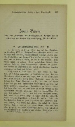 99. Der Dreißigjährige Krieg, 1618 - 48