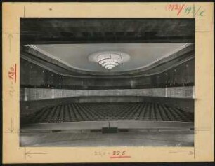 Schauspielhaus, Königsberg: Ansicht Zuschauerraum