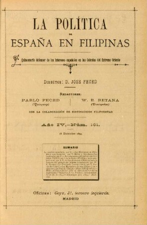 Núm. 101. 18 Diciembre 1894
