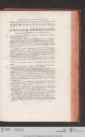 Animadversiones in librum secundum de thematibus