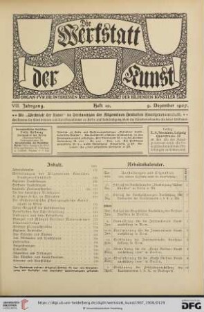 Heft 10 (9. Dezember 1907)
