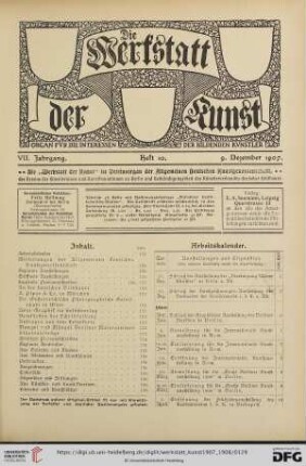 Heft 10 (9. Dezember 1907)