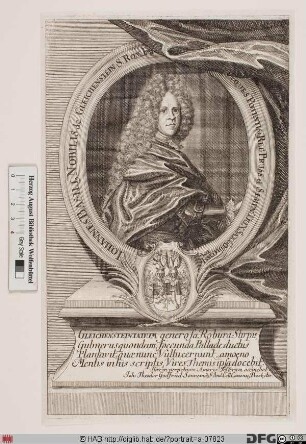 Bildnis Hans Basilius Gleichenstein (1712) Edler von (eig. Güpner)