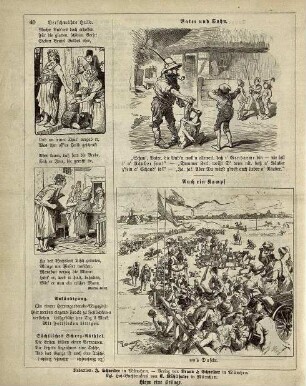 "Verschmähte Huld" "Vater und Sohn" "Auch ein Kampf"