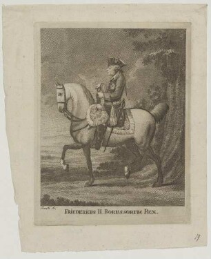 Bildnis des Friedericus II. Borussia Rex