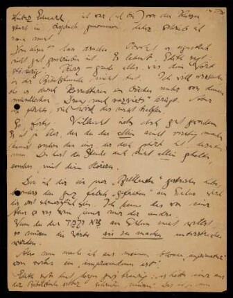 Brief von Franz Rosenzweig an Eduard Strauss