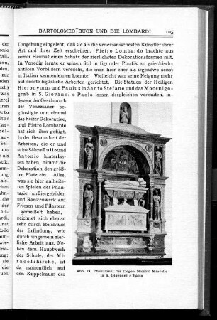 Abb. 79. Monument des Dogen Niccolò Marcello in S. Giovanni e Paolo