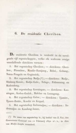6. De residentie Cheribon
