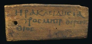 Mumienetikett des Herakleides