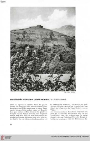 55: Das Deutsche Heldenmal Quero am Piave
