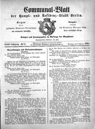 1864,6: No. 6, 7. Februar 1864