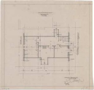 Gsaenger, Gustav; München - Moosach; Haus Eierschmalz, Wiederaufbau - Grundriss DG