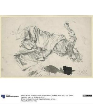 Heinrich von Kleist, Der zerbrochene Krug: Männliche Figur, schwer träumend