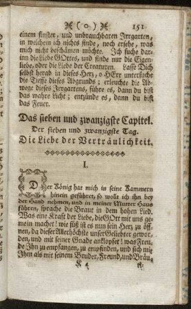 Das sieben und zwanzigste Capitel. - Das acht und zwanzigste Capitel.