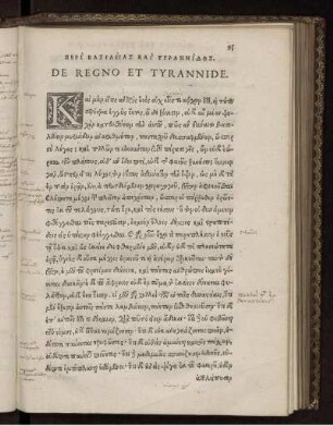 De regno et tyrannide