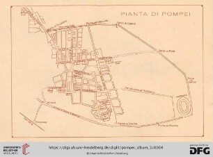 Pianta di Pompei