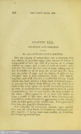 Chapter XXII. Souffles and Omelets
